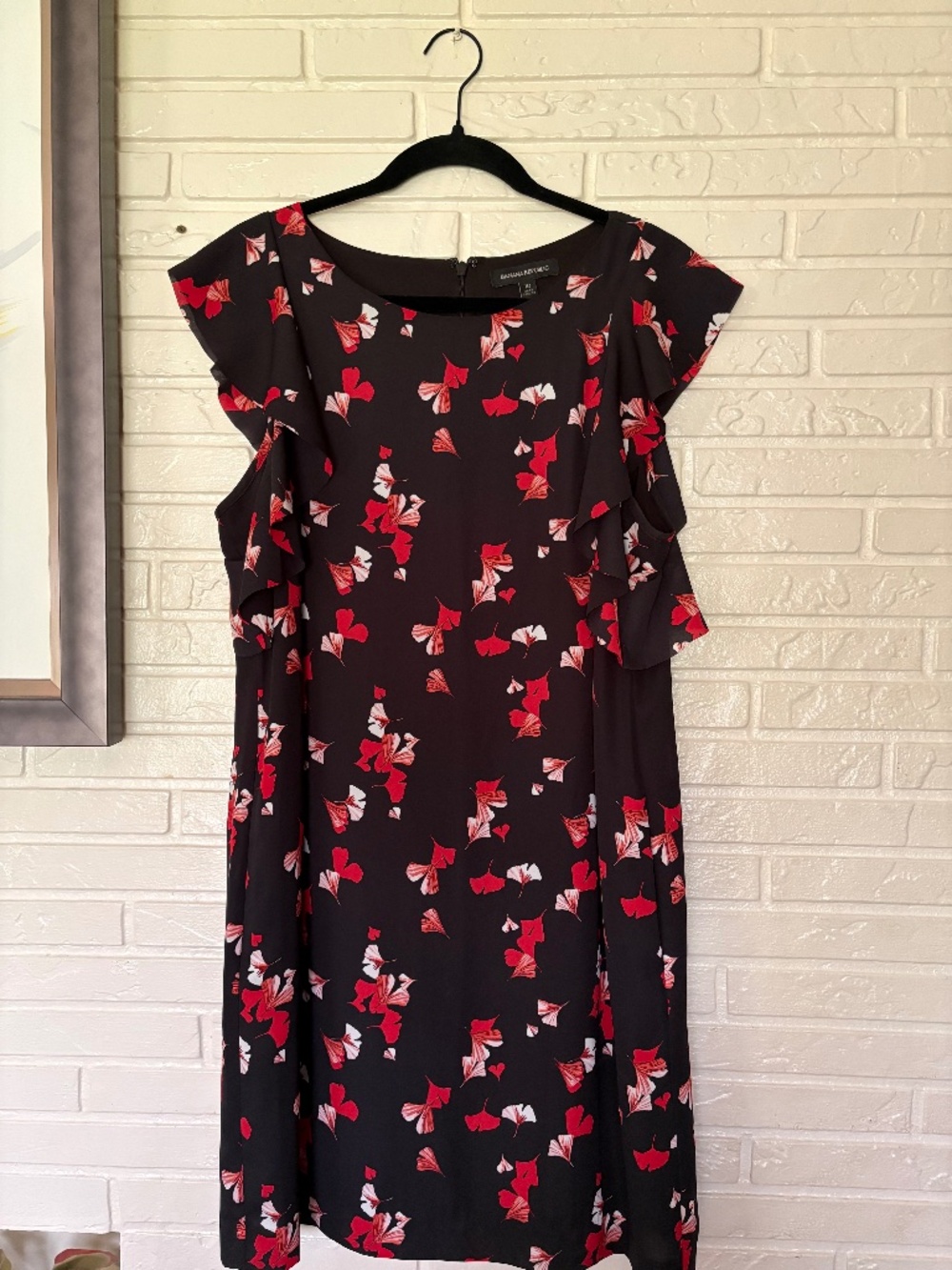 Banana Republic Flutter Sleeve Dress Sz 10